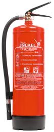 Schaum-Feuerlöscher, 6 L Vol., 10 LE, Gewicht 10,5 kg, für Brandklassen A + B, inkl. Wandhalterung
