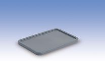 Deckel zu Euronormbehälter, Polyethylen, LxB 400x300 mm, geeignet für 13+18 Liter Behälter, Farbe weiß, VE 2 Stück