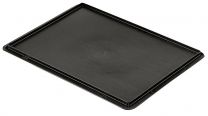 Auflagedeckel für Euronormbehälter LxB 600x400 mm, Farbe rot, VE 4 Stück