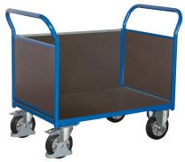 VARIOfit Schwerlast-Dreiwandwagen, Ladefläche LxB 1000x700mm, Außenmaße LxBxH 1195x700x1015 mm, Traglast 1000 kg, sw-700.322