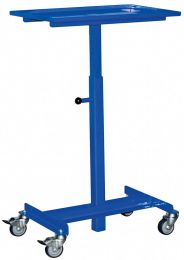 VARIOfit Materialständer inkl. 2 Bremsrollen, BxTxH 610x410x735-985 mm, sw-405.000