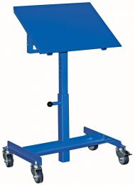 VARIOfit Materialständer inkl. 2 Bremsrollen, BxTxH 510x410x520-800 mm, sw-405.005