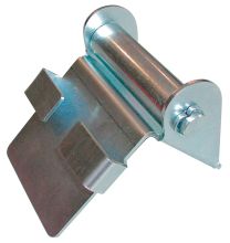 Kraftübertragungssystem, verzinkter Stahlblech mit Rolle, 90 Grad, für Gurtbbreiten bis 75 mm Breite, VE 2 Stück