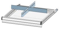 Einteilungsmaterial-Set, 1 Schlitzwand, 2 Trennbleche, für FH 75 mm
