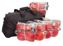 Zurrgurte-Set, bestehend aus 5x6 m 1000 daN + 5x8 m 2000 daN, verpackt in einer Sporttasche