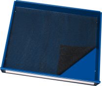 Einteilungssortiment für Schubladen BxT 680x560 mm, Anti-Rutsch-Matte