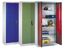 CP Werkzeugschrank, 4 Fachböden verzinkt, RAL 7035/5010, BxTxH 930x600x1950 mm, Traglast 70 kg/Boden