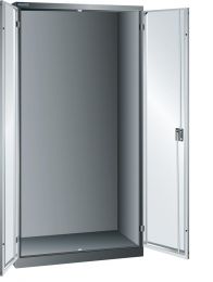Lista CNC-Flügeltürenschrank ohne Einrichtung, mit Einzelschubladensperre, BxTxH 1038x691x1950 mm, RAL 5012, 79.675.010