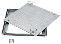 Zarges Schachtabdeckung Stahl verzinkt (47051) Schachtmaß 600 x 600  mm