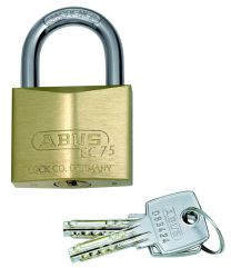 CP Vorhangschloss für Dreh- + Sicherheitsriegel, 2 Schlüssel, Bügelstärke ca. 6 mm, 168.000 verschiedene Schließungen möglich