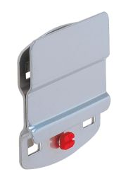 Lagersich Kastastenhalter, einfach, Kastengröße 7 und 8 ähnlich, RAL 9006 aluminium