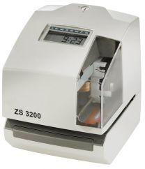 Werkstattstempler, BxTxH 150x165x180 mm, LCD-Display, Nadeldrucker, Zeitregistrierung, Datum + indiv. Kurztext, Netzteil 220-240V, 50/60Hz