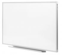 Whiteboard für Wandschienensystem, BxH 1500x1000 mm
