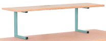 Tischaufsatz, 3. Ebene aus Buche-Multiplexplatte, BxTxH 1500x260x300 mm