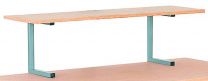 Tischaufsatz, 3. Ebene aus Spankernplatte, melaminharzbeschichtet, BxTxH 1000x260x300 mm