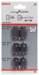 BOSCH Übergangsadapter-Set für Lochsägen auf "Power-Change", 6tlg. 