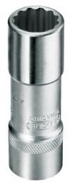 GEDORE Steckschlüssel-Einsatz DIN 3124 1/2" 12kt., lang 24 mm