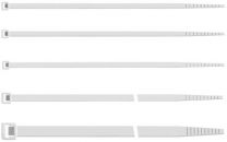 Kabelbinder, natur, Pack à 100 Stück 3,5 x 200 mm