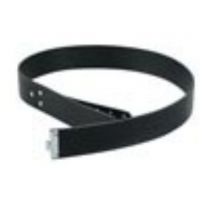 FHB Koppel ohne Schloss Rindleder, schwarz Breite: 45 mm, Gürtellänge: 100 cm