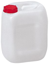 Industrie-Kanister, Polyethylen, natur, Volumen 5 l, BxTxH 143x188x232 mm, VE 12 Stück