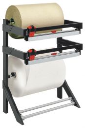 Doppel-Schneidständer, waagerecht, max. Rollendurchm. 750 mm, Schnittbreite 750 mm, BxTxH 1090x970x1740 mm