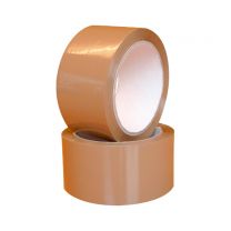 PP-Klebeband, Farbe braun, Rollenbreite 50 mm, Rollenlänge 66 m, VE 36 Rollen