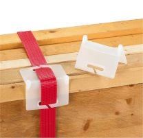 PVC-Kantenschutz, mit Schlitz, passend zu Gurtbreiten bis 75 mm, VE 10 Stück