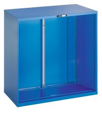 Lista Schubladenschrank-Gehäuse mit elektr. Zahlenschloss, BxTxH 1431x725x1000 mm, RAL 5012, 71.174.010