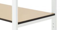 Ablageboden, MDF Platte, BxT1390x595x22 mm stark, für Tischgröße BxT 1500x800 mm