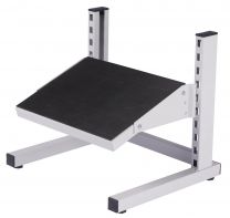 Fußstütze, höhen- und neigungsverstellbar, mit Riffelgummiauflage, BxTxH 470x410x430 mm