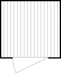 Materialcontainer, verzinkt, zerlegt, ohne Fußboden, BxTxH 2100x2170x2150 mm