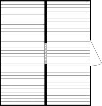 Materialcontainer, 2 Module, verzinkt, zerlegt, ohne Fußboden, BxTxH 5080x4340x2150 mm