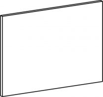 Schreibtisch-Sichtblende, BxH 800x520 mm, ahorn