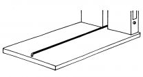 Trennsteg, Breite 960 mm, Tiefe 600 mm