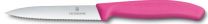 Victorinox SwissClassic Gemüsemesser 10cm 1 Welle + 1 Normal,pink