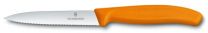 Victorinox SwissClassic Gemüsemesser 10cm 1 Welle + 1 Normal,orange