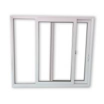 Schiebefenster SFS - 2-fach-Verglasung - 2-fach-Verglasung - 2-flügelig - PVC - verschiedene Maße - Beide Seiten zum öffnen