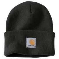Mütze Carhartt Rib-Strick schwarz