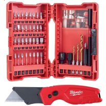 Milwaukee Shockwave Promo-Set 40-tlg. + Messer 4932459763