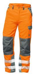 Helmut Feldtmann KG WarnschutzBundhose orange/grau 80Poly/20BW EN ISO20471/1Gr.44