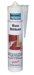 SOUDAL  Bau-Silikon-Dichtmasse 600 ml Schlauchbeutel weiss