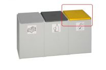 Deckel zu Kunststoffcontainer Vol. 60 l, Farbe gelb