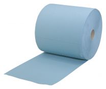 MULTICLEAN Plus Putztuchrollen, blau, 3-lagig, 360 x 220 mm, 500 Abrisse