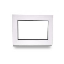 Kellerfenster - Festverglasung (FIB) - Breite 50 cm bis 100 cm - Höhe 50 cm - bis 80cm - 2-fach-Verglasung - weiß - 70mm Profil