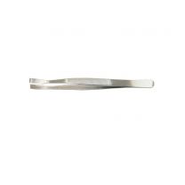 JeCo Flachpinzette - Pinzette mit eckigen Spitzen 120 mm