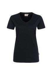 Hakro Damen-V-Shirt Performance schwarz Gr.S 181