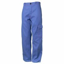 Planam - Bundhose 500 g/m² Hitze-/Schweißerschutz, kornblau Gr. 56