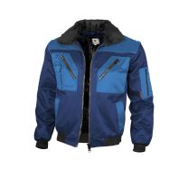Qualitex - Pilotenjacke zweifarbig marineblau/royalblau 2XL