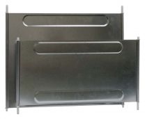 Regalwerk - Stecktrennwand für Fachböden, verzinkt, Rastermaß 50 mm