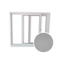 Schiebefenster SFS - 2-fach-Verglasung - 2-flügelig - Beide Seiten zum öffnen - PVC - inkl. Insektenschutz - verschiedene Maße